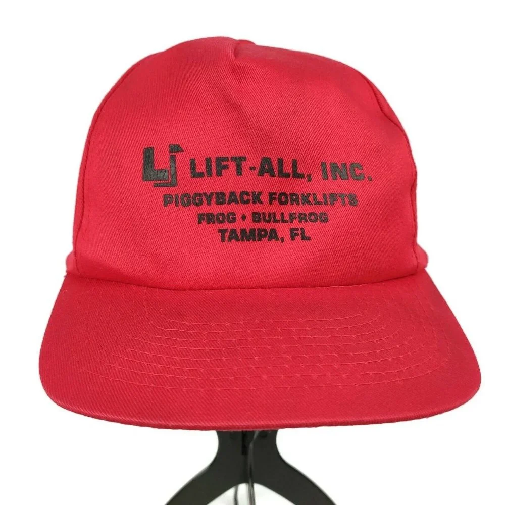 Vintage Lift All INC Forklifts Tampa Florida Hat‎